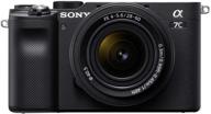 📸 sony alpha 7c full-frame compact mirrorless camera kit - black: a powerful photography companion logo