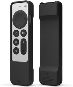 img 4 attached to Чехол 📱 elago R1 для пульта управления 2021 Apple TV Siri - улучшенная магнитная технология, в комплекте шнурок, отличное сцепление, максимальное поглощение ударов, защита от падений и полный доступ ко всем функциям [черный].