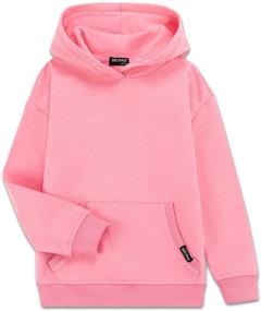 img 4 attached to 👕 DEESPACE Boys' Clothing Brushed Pullover Sweatshirt for Fashion Hoodies & Sweatshirts, Ages 3-12 Years