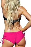 👙 women's clothing: upopby boyshort swimsuit bottoms tankini logo