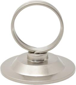 img 3 attached to 🐇 12 Pack Gray Bunny Place Card Holder - Satin Nickel Finish Tabletop Menu Holder with Silver Harp-Clip for Table Numbers, Recipes, and Reservations - Ideal for Restaurants, Weddings, and Banquets