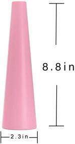 img 1 attached to 🌸 Tall Conic Composite Plastics Flower Vase: Small Bud Decorative Floral Vase for Stylish Home Decor, Centerpieces, and Arranging Bouquets with Connected Tubes (Small Caliber)