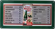 🥤 menu board sign for mountain soda logo