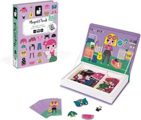 img 1 attached to 👗 Cute and Creative Playtime: Janod J02718 Magnetibook Girls Costumes
