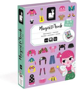 img 2 attached to 👗 Cute and Creative Playtime: Janod J02718 Magnetibook Girls Costumes