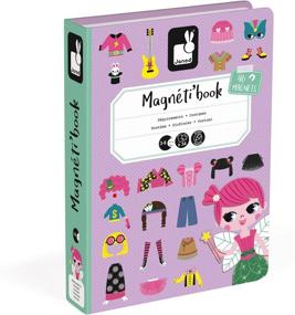 img 3 attached to 👗 Cute and Creative Playtime: Janod J02718 Magnetibook Girls Costumes