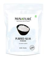 🌿 mi nature purified alum powder – 227g (8 oz) (0.5 lb) – potassium alum phitkari – 100% natural, additive-free alum powder logo