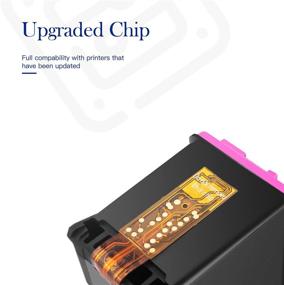 img 3 attached to Восстановленные картриджи Valuetoner HP 61XL 61 XL для принтеров Envy 4500, Deskjet 1000, 1056, 1010, 1055, 1510, 1512, OfficeJet 4630 - 2 упаковки с трехцветными чернилами