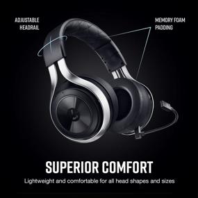 img 2 attached to 🎮 LucidSound LS30 Wireless Gaming Headset (Black) - Versatile Compatibility for PS4, Xbox One, PC & Mobile Devices
