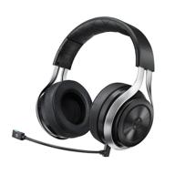 🎮 lucidsound ls30 wireless gaming headset (black) - versatile compatibility for ps4, xbox one, pc & mobile devices logo