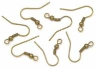 fish french earring wires nickel logo