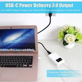 img 3 attached to ⚡️ Vanbon USB C Charger - 95W 4-Port Desktop Charging Station with 65W Power Delivery (PD) - MacBook Pro 13", MacBook Air, iPad Pro 2018, iPhone 11, Pro, Max & More