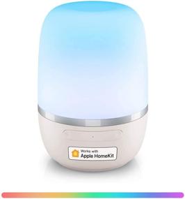 img 4 attached to 🏮 Smart WiFi Table Lamp with Apple HomeKit, Siri, Alexa, Google Assistant, SmartThings Support | Tunable White and Multi-Color Bedside Lamp | Voice Control, APP Control, Schedule
