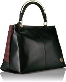 img 3 attached to Vince Camuto Blu Satchel Graphite Women's Handbags & Wallets for Top-Handle Bags