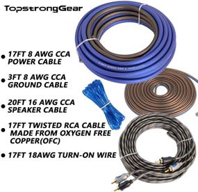 img 3 attached to 🔌 TOPSTRONGGEAR 8 Gauge Complete Amp Kit: High Quality True 8 AWG Subwoofer Installation Wiring for Powerful Amplifier Performance