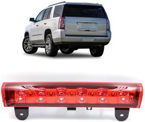 img 3 attached to 🚦 Youxmoto Светодиодный третий стоп-сигнал для Chevrolet Suburban Tahoe GMC Yukon 2000-2006 гг. - Хромовая отделка, красный объектив