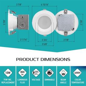 img 2 attached to Durable Dimmable Recessed Downlight for Industrial Electrical Junctions with Adjustable Location