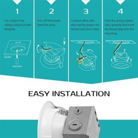 img 1 attached to Durable Dimmable Recessed Downlight for Industrial Electrical Junctions with Adjustable Location