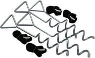 🔒 zhent trampoline anchor kits - heavy-duty tie down system (set of 4) for enhanced safety and stability - non-rust anchors kit ideal for trampolines with extended anchorage span логотип