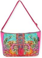 🌸 flora laurel burch crossbody handbag, 15" x 10 logo