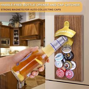 img 3 attached to 🍺 Best Dad Ever Magnetic Bottle Opener: Unique Beer Gifts for Dad from Daughter Son, Ideal for Christmas, Fathers Day, Birthday - Cool Gadgets for Kitchen, Bar, Yard, Party