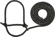 weaver leather livestock x-long breaking halter 🐴 in black – ultimate length for optimal control логотип