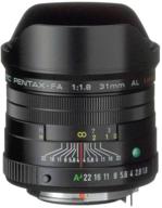 📷 объектив pentax 31 мм f/1.8 fa limited для улучшенной фотографии на зеркальных камерах pentax и samsung. логотип