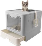 kittywoo foldable litter drawer anti splashing logo