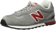 👟 men's new balance fashion sneakers - crimson gunmetal shoes logo