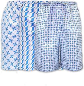 img 4 attached to Lounge Pajama Shorts Drawstring Pockets Men's Clothing
