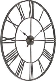 img 1 attached to ⏰ Aspire Solange Large Wall Clock - Elegant 30" Wrought Iron Timepiece for Stylish Decor