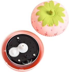 img 2 attached to 🍓 Sweet Strawberry Fun: Monliya Cute Fruit Cookie Kitchen Timer - Manual Cooking Timer for Kitchen; Novelty Mechanical Timer - Home Desktop Decor, Alarm