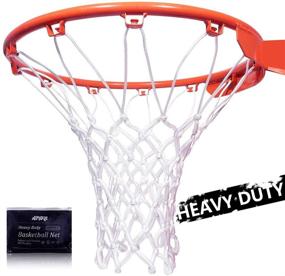 img 4 attached to 🏀 Amble Basketball Net Replacement: Heavy-Duty Net for Indoor and Outdoor Use - 12 Loops Rim