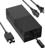 🕹️ enhanced quiet version xbox one power supply brick cord - yteam ac adapter power supply for xbox one | great charger charging accessory kit with cable for xbox one power supply logo