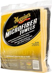 img 3 attached to 🧽 Meguiar's X2025 Supreme Shine Microfiber Towels - 6 Pack in Vibrant Yellow