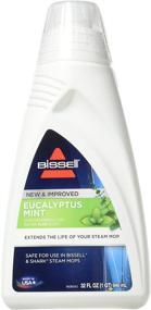 img 2 attached to 🌿 BISSELL EUCALYPTUS MINT INFUSED DEMINERALIZED STEAM MOP WATER, 32 oz, 1392, WHITE