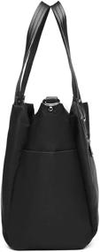 img 1 attached to 👜 Stylish Handbags for Women: Satin Fabric Shoulder Purse & Top Handle Satchel Bag