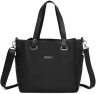 👜 stylish handbags for women: satin fabric shoulder purse & top handle satchel bag logo