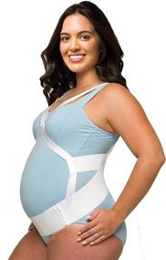 img 2 attached to Doctor Recommended: Best Cradle Belly Band for Twins & Multi Birth Pregnancy with Medical Grade Brace for Abdomen Support & Pain Relief - Adjustable Shoulder & Womb System, Discreet Maternity Belt for Active Lives - Award-Winning It’s You Babe