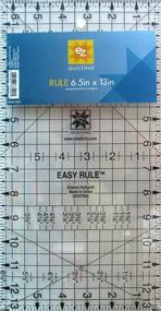 img 1 attached to Enhance Your Quilting Skills with EZ Quilting EZ International 8823750 Easy Angle Tool, 6-1/2&#34;