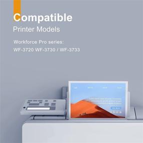 img 3 attached to 🖨️ INKNI Remanufactured Ink Cartridge – Epson 702, 702 XL, 702XL High Yield – Workforce Pro WF-3720, WF-3730, WF-3733 Printer – Cyan, Magenta, Yellow (3-Pack)