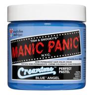 💙 vibrant & smooth: manic panic blue angel creamtone pastel hair dye in creamy formula logo