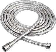 🚿 enhance your shower experience with the homeideas 118-inch(3m) 304 stainless steel extra long shower hose - durable handheld shower head hose extension логотип