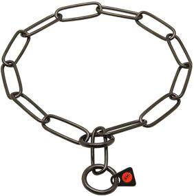 img 1 attached to 🐶 Herm Sprenger Fursaver Choke Collar in Black Stainless Steel, 20-Inch - One Size