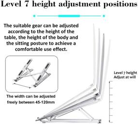 img 2 attached to Adjustable Multi Angle Ergonomic Compatible With10 15 6