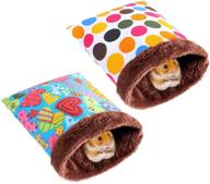 🐹 cozy 2-piece hamster sleeping bag - perfect nest bed for small animals and pocket pets logo