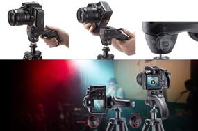 img 1 attached to Manfrotto MKCOMPACTACN BK Compact Action Tripod