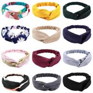 👑 stylish and versatile: 12 pcs boho headbands for women by meartchy - vintage womens headbands for fashionable hair trendsetters logo