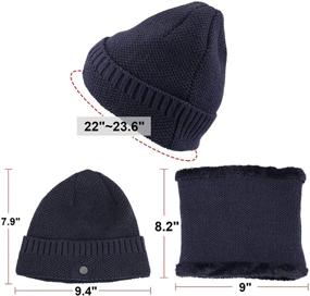 img 1 attached to Warmth and Style Combined: KRATARC Winter Beanie Fleece Outdoor Women's Accessories