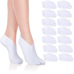 img 4 attached to 🧦 14 Pairs of Moisturizing Socks: Overnight Spa Treatment for Dry Feet - Cotton Cosmetics Spa Socks for Effective Moisturizing and Enhancing Women and Men Feet Care, White